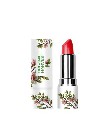 Moisture Matte Lipstick - Cherry Red | Long-lasting Red Creamy Matte Lipstick | Hydrating Formula | Certified Organic Makeup | Cruelty-free & Vegan 4gm