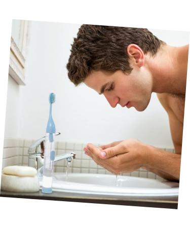 Premium Gatuida Foldable Manual Toothbrush - Travel-Friendly Oral Hygiene Brush for Adults Ideal for Braces & Prosthesis - 1 Pack Blue - Buy Online on GoSupps.com