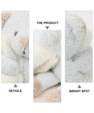 Warmhm Bear Doll & Sloth Plush Toy - Soothing Blanket for Baby Beds | Earth Color Cartoon Comfort | Soft PP Cotton Crib Toy - Buy Online on GoSupps.com