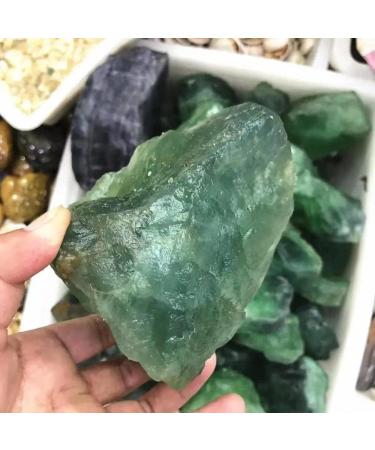 Natural Crystal Rough Wholesale Natural Large Rough Raw Green Fluorite Crystal Stone 500g-1350g 1pc (Color : 1150g-1350g) - Buy Online on GoSupps.com