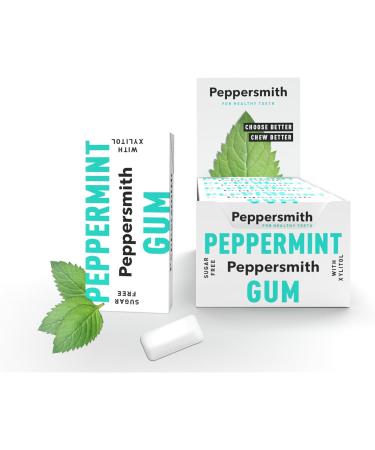 English Peppermint Sugar Free & Vegan Gum 15g (Pack of 12)) - Buy Online on GoSupps.com