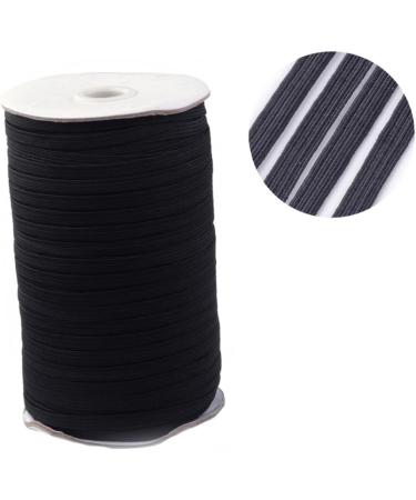 Gatuida Black Elastic Belt & 1 Roll Earrings Elastic Rope - Braided Flat Elastic Accessories for Ear Hooks | Shop Internationally - Buy Online on GoSupps.com