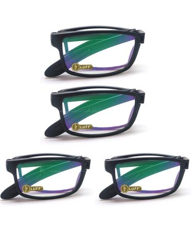 LUFF Foldable Reading Glasses for Men Readers for Women Anti Blue Light Glasses 3.0X