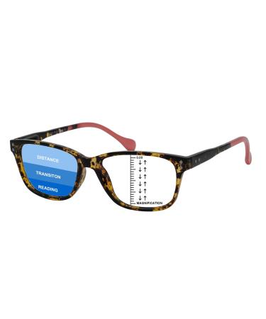 MARE AZZURO Progressive Reading Glasses Women Blue Blocking Multifocus Readers 0 1.0 1.5 2.0 2.5 3.0 3.5 Red 3.0 x