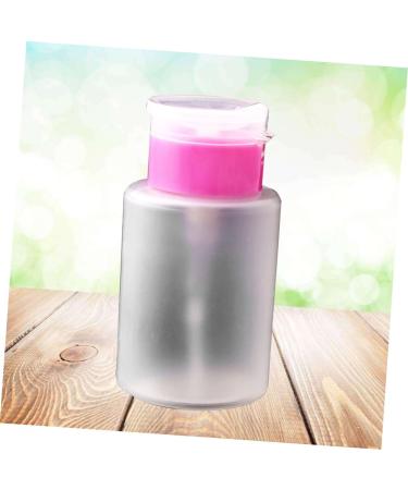 FRCOLOR Pressing Bottle liquid containers clear polish clear pink polish Polish Remover Container Push Down Container polish Pressing Storage Empty Empty Bottle - Buy Online on GoSupps.com