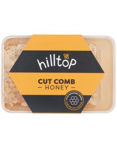 Hilltop Honey Cut Comb Slab 200g - Pure and Natural | Premium Quality and Tested For Authenticity | Certified Kosher | Dairy Nut and Gluten Free Cut Comb 200g - Buy Online on GoSupps.com