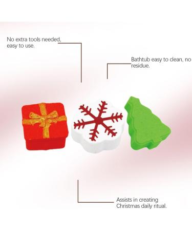  Generisch 3 Pack Scented Bath Balls for Women Bath Balls Festive Bath Balls for Teen Girls for Holiday Parties Spa Night Family Gathering Toilet - Buy Online on GoSupps.com