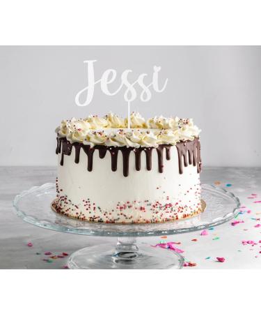 Custom Cake Topper - High-Quality Wood & Acrylic Cake Decoration Sticks (10-25cm) | Superfine Engraving for Any Occasion - Buy Online on GoSupps.com