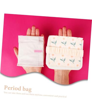 Oatipho Lipstick Travel Bag - High Capacity Period & Menstrual Tape Organizer for Women - Cotton Perfect for Travel & Everyday Use - Buy Online on GoSupps.com