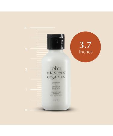john masters organics Geranium and Grapefruit Body Lotion 60ml - Buy Online on GoSupps.com