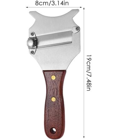 Fulenyi Professional Chocolate Razor - Stainless Steel Truffle Cutter & Grater with Rosewood Handle | Premium Cooking Accessories - Buy Online on GoSupps.com