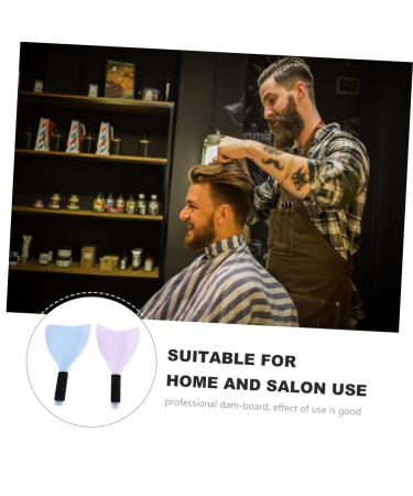 MERRYHAPY 2Pcs Handheld Face Baffles for Hair Cutting Hair Spray Protector Salon Supplies for Home and Barber Shop Essential Hairdressing Tools - Buy Online on GoSupps.com