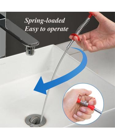 Sewer Cleaning Hook & No Need for Chemicals Bendable Hose Kitchen Drain Cleaning Hook for Litter Pick Snake Drain Clog Remover for Sewer Toilet Kitchen Sink (300cm/118.1in) - Buy Online on GoSupps.com
