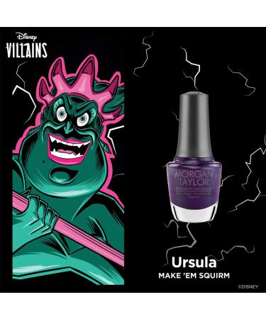 Morgan Taylor Disney Villains Nail Lacquer - Make Em Squirm | Long Lasting Disney Nail Polish 0.5 oz - Buy Online on GoSupps.com