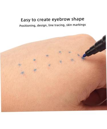 DOITOOL 5pcs Markers Pen Tools Waterproof Embroidered Makers Pens Marking Professional Tattoos 13.9x1.8cm Blue - Buy Online on GoSupps.com