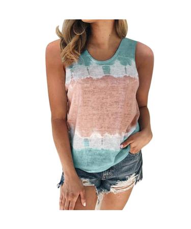 Activewear shirts & blouses for women bike jersey short arm men T-shirt extra long fashion Womens color block tie-dye sleeves crew-neck Casual tanks tops (S-5XL) Short arm H26-Green XL