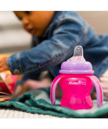 Evenflo Soft-flo Trainer Sippy Cup 5oz - Red/Teal (2 Pack) | For Growing Baby and Toddler - Buy Online on GoSupps.com