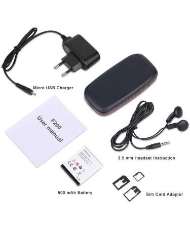 USHINING GSM Senior Flip Phone - Large Button Emergency Call 1.77 Color Display - No Contract - Ideal for Seniors - Buy Online on GoSupps.com