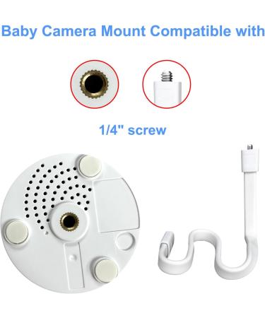 HelloBaby Baby Monitor Holder - Nursery Mount Stand for Crib | No-Drill Shelf Stand Compatible with Most Monitors - Buy Online on GoSupps.com
