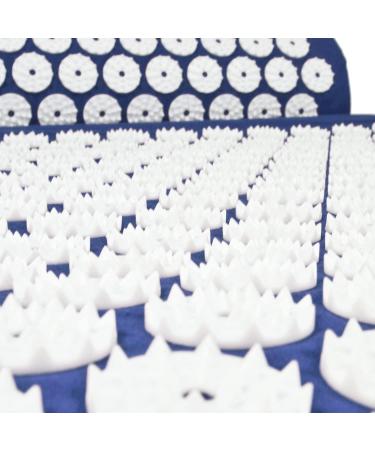 Komodo Acupressure Mat with Pillow & Ball Acupuncture Pin Massage Set (Blue) - Buy Online on GoSupps.com