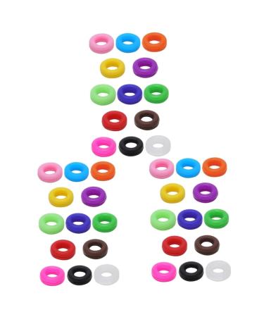 Housoutil 3 sets 26 pairs silicone handles for sunglasses glasses hook slipproof glasses holder glass holder made of silicone ear pads for glasses sunglasses ears round glasses legs