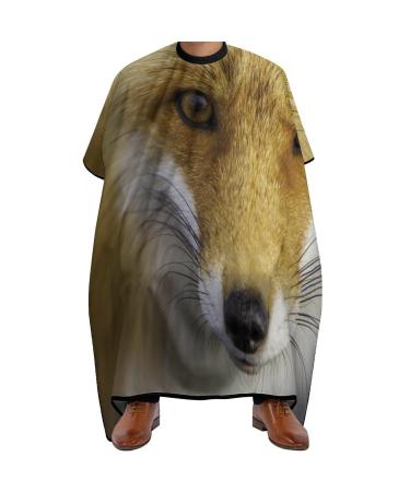 Cool Fox Professional Hair Cutting Cape Apron Salon Haircut Barber Hairdressing with Snap Closure