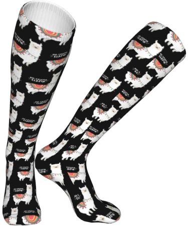 Buy No Prob Lama Compression Socks for Men & Women | 15-20 mmHg Support for Running & Cycling - International Shipping Available - Buy Online on GoSupps.com