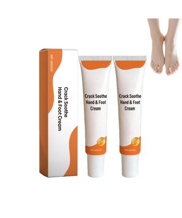 ZLHHRZJX Set of 2 hand and foot creams for dry and cracked skin cream to repair cracked heels foot cream body lotion for dry skin non-greasy skincare