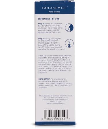 ImmuneMist Nasal and Oral Cleanse Bundle - Iodine Throat Spray and Nasal Iodine Spray - Up to 500 Doses - Made in The USA - Buy Online on GoSupps.com