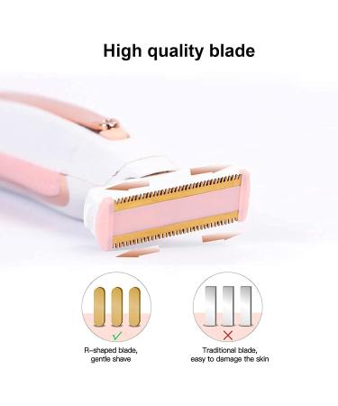 Replacement Heads and Charger for Finishing Touch Flawless Body Rechargeable Shaver - Compatible with Ladies Shaver and Trimmer - Includes 2 Cleaning Brushes - Buy Online on GoSupps.com