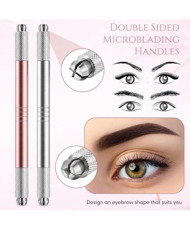 Fattoz 30 Count Microblading Pen Double Sided Microblading Handle Microblading Eyebrow Pencil Waterproof Cosmetic No Blades Easy Install - Buy Online on GoSupps.com