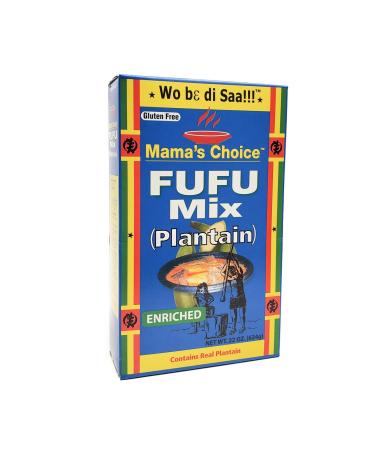 Mama's Choice Plantain Fufu 624g Box of 6-Fd