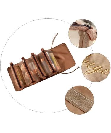 Valiclud 3-Piece Removable Medicine Organizer - Foldable Bathroom Hanging Bag for Travel | Yellow Toilet & Razor Storage 55x24x3cm - Buy Online on GoSupps.com