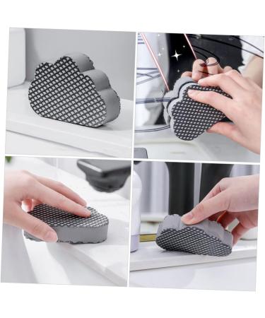 COLLBATH 2pcs Cloud Cleaning Brush Window Squeegee Dish Wiper Squeegee for Car Windows Non Scratch Sponges Sink Sponge Scrubbing Wash Clothes Cleaning Sponges Pva Dish Brush Replaceable Grey 02 9.5X6.2X2CM - Buy Online on GoSupps.com