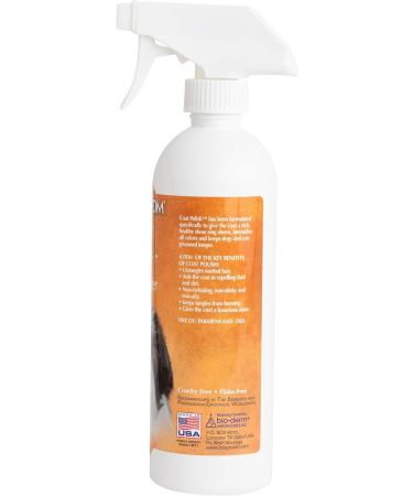 Organic Dog Coat Polish & Shine Spray Conditioner - 473ml | Stain Protection & Rinsing Solution - Buy Online on GoSupps.com