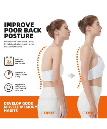 ZSZBACE Posture Corrector for Men and Women - Adjustable Upper Back Brace for Neck, Spine, and Shoulder Pain Relief - L/XL - Buy Online on GoSupps.com
