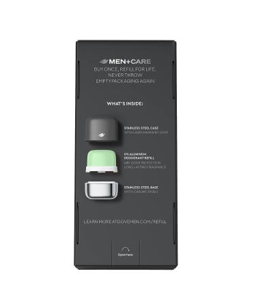 Dove Men+Care Aluminum-Free Deodorant Kit - 1.13 oz Refillable Fresh Feel Formula - Buy Online on GoSupps.com