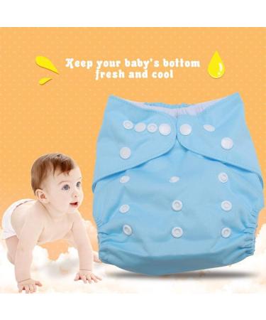 Baby Cloth Pocket Diaper Breathable Waterproof Nappy Pants Adjustable Super Absorbent Underwear Pants for Baby Infants Leak Free(#3) - Buy Online on GoSupps.com