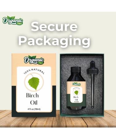 Pure Birch Oil | Natural Essential Oil for Skincare Hair Care & Aromatherapy - 118ml/3.99fl oz - Buy Online on GoSupps.com