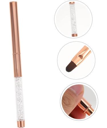 minkissy 1pc Nail Pen Nail Art Tip Brush Manicure Diy Pen Nail Painting Carving Pen Builder Nail Art Pen Nail Paint Kit Nail Gel 3d Plastic Rose Gold - Buy Online on GoSupps.com