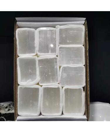 Natural Rough White Selenite Crystal Gypsum Stones Specimen