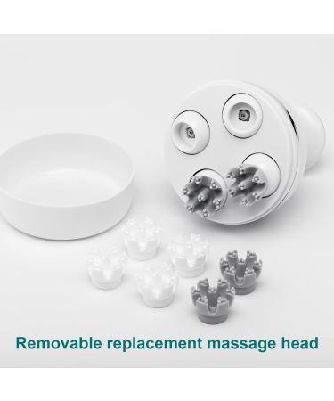Buy Electric Scalp Massager - Hand-held 8-Head Device for Hair Growth & Fatigue Relief | International Shipping - Buy Online on GoSupps.com