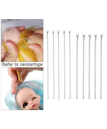 Perfeclan Doll Hair Tool Kit | Felt Needles & Hair Root Holder for DIY Doll Hair Accessories - 5x0.6mm & 5x0.8mm - Buy Online on GoSupps.com