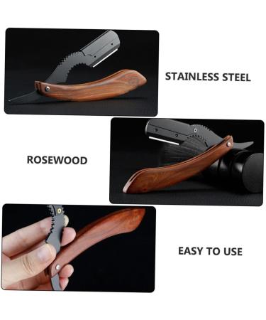 Beavorty 2pth Women's Razor - Rustproof Steel & Rosewood Facial Hair Shaver for Smooth Skin | Shavemate Mini Shaver for Women - Buy Online on GoSupps.com