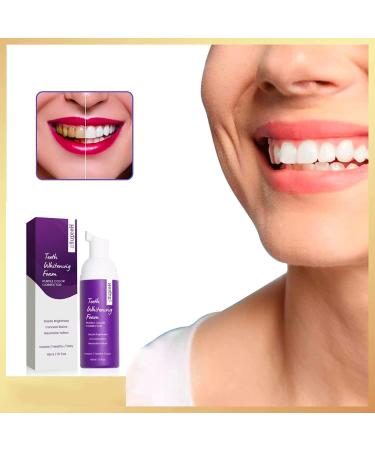 Purple Toothpaste for Teeth Whitening: Best Color-Correcting Foam Toothpaste for Stain Removal - Sensitive Teeth Brightening & Non-Peroxide Whitening - for Adults 1.5 fl oz (2 Pack) 1.5 Fl Oz (Pack of 2) - Buy Online on GoSupps.com