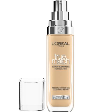  L'Oreal Paris L'Or al Paris True Match Foundation - 3.5D/W - Natural Coverage Foundation with Hyaluronic Acid and SPF 16 - 30 ml - Vegan - Buy Online on GoSupps.com
