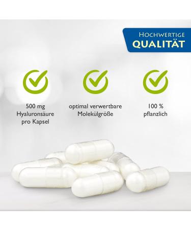  Amlawell Hyaluronic acid capsules - Vegan - Made in Germany - 120 capsules per pack - Buy Online on GoSupps.com