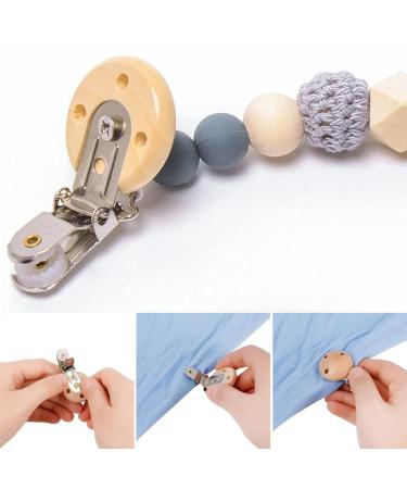 Premium Silicone Pacifier Clips & Chains | Adjustable Pacifier Holders for All Babies - Buy Online on GoSupps.com