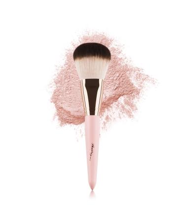 Anne's Giverny Kabuki Large Bronzer Brush Loose Powder Foundation Make up Brush for Blending Blush Makeup (Pink)