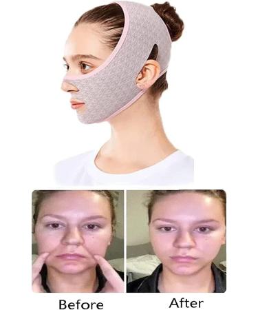 2PCS V Line Shaping Face Masks | Double Chin Reducer Sleep Mask | V Shaped Slimming for Face & Chin Line - Buy Online on GoSupps.com